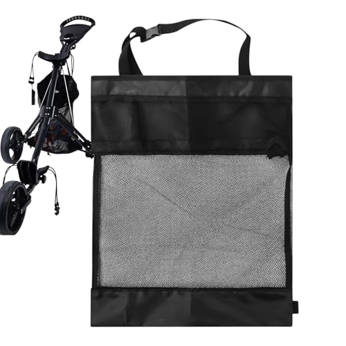 Fissaggio sicuro: tool-free che si installa in secondi con robuste cinghie a fibbia e adesivi, offrendo un'esperienza di montaggio affidabile ed efficiente per la borsa da golf