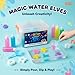 PAINT AND BLOOM Magic Water Elf Kit, Paint and Bloom Squishy Kit for Kids, 10 Gels&12 Molds Magic Water Elf Sensory Toy, 3D Sculpting Fun, Sparks Endless Creativity, DIY Magic Gel Water Pets (30PCS)