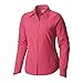 Columbia Women's Silver Ridge Long Sleeve Shirt, Large, Bright Geranium