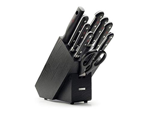 WÜSTHOF Classic 10-Piece Block Set, Black