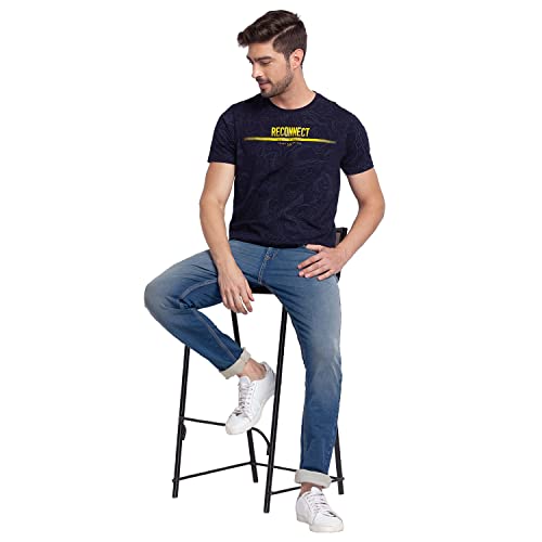 Image of Spykar Men's Slim Fit Low Rise Casual Jeans