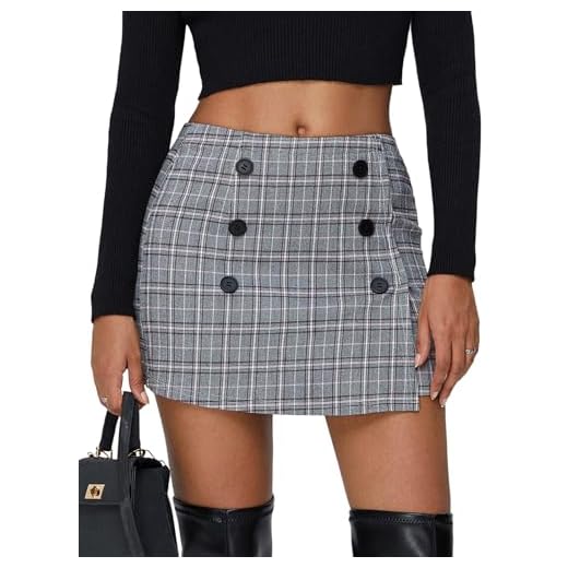 25 Cozy Winter Outfit Ideas for Women (Style Guide) Plaid Bodycon Mini Skirt