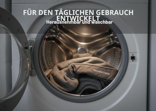 The Dog's Bed Orthopädisches Eck-Hundebett, Memory-Schaum, Wasserdicht, Mittel, Schwarzer Plüsch, lindert Schmerzen Bei Arthritis und Hüftdysplasie Therapeutisch Unterstützend, Tierärztlich Zugelassen