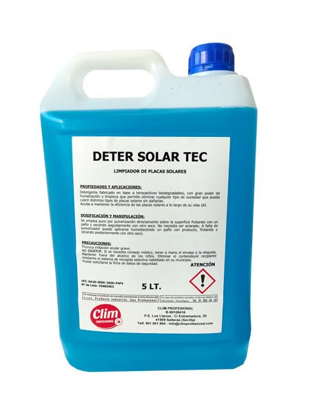 Limpiador de placas solares para eliminar la suciedad que reduce tu producción fotovoltaica
