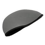 MXRGUMVI 2mm Neopren Beanie Mütze Super dehnbar warm wasserdicht M 55 bis 59cm schwarz, Grau 57 bis...