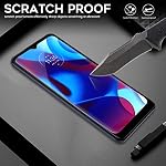 (3 Pack) Orzero Compatible for Motorola Moto G Pure Tempered Glass Screen Protector, 2.5D Arc Edges 9H High Definition Anti-Scratch Bubble-Free