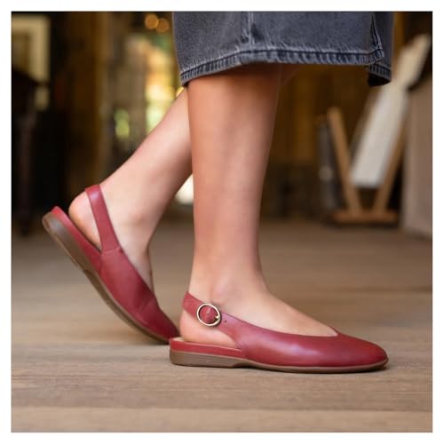 Image of Dansko Lea Slingback Flats for Women - Comfortable Flats with Arch Support for Comfort
