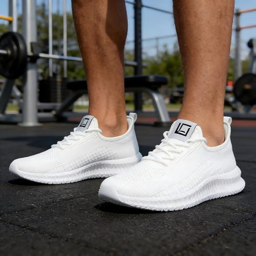 Image of Men's Running Shoes Ultra Lightweight Breathable Comfortable Walking Shoes Casual Fashion Sneakers Mesh Workout Shoes