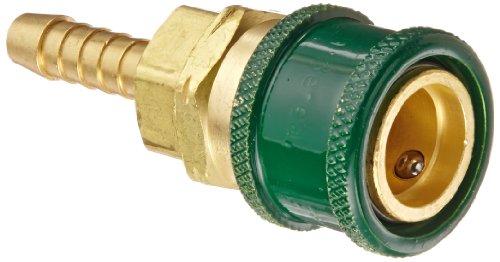 Eaton Hansen GR606 Brass 600 Series Oxyacetylene Service, Coupler Socket, 1/4