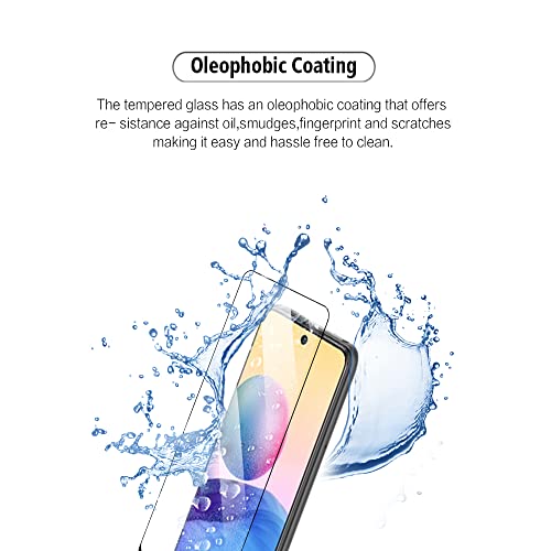 Image of Casodon Tempered Glass Screen Protector Guard for Tecno Pova 5 Pro (Black) Full Screen Coverage with Easy Installation Kit