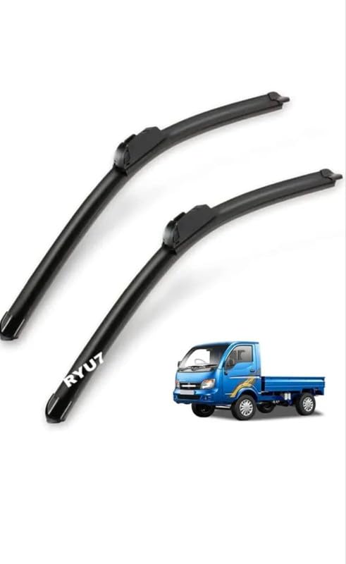 Image of Aerodynamic Design Frameless Wiper Blades Fits For Ace, Size- 20 inch 17 inch (Pack of 2)