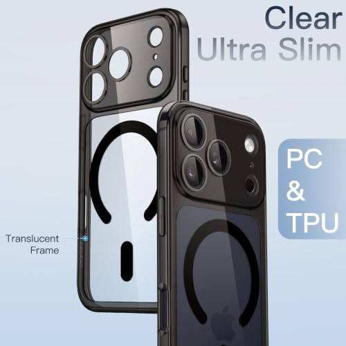 Image of JETech Magnetic Slim Case for iPhone 18 Pro Max, Black