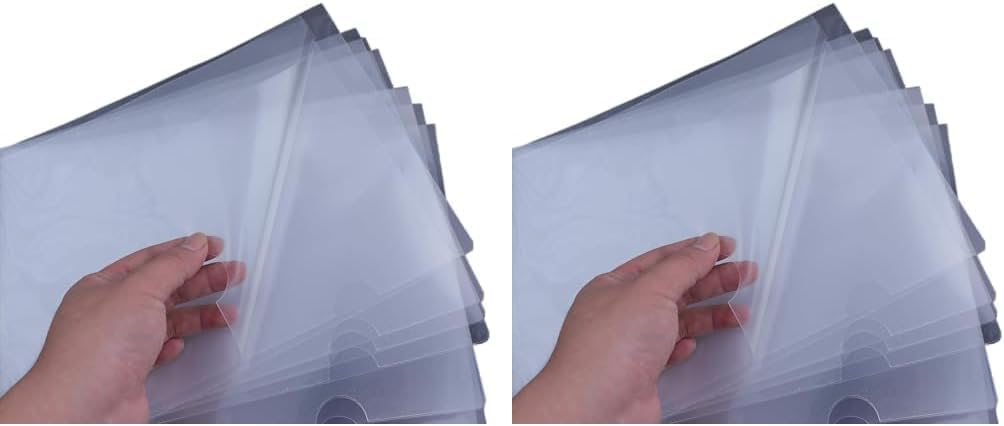 Maxi A4 L Folder Clear Poly Bag Of 12Pc, LF12