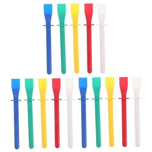 DOITOOL 15 Pièces Set Spatules à Colle pour Artisanat Cuir Outils Application de Colle Grattoirs Réutilisables pour DIY et Peinture Accessoires Pratiques pour Projets Manuels