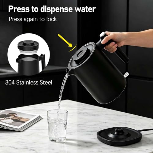 Image of Small Electric Kettle 0.8L, 800W 6H Physical Insulation, Airtight