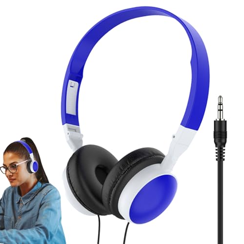 Over-Ear-Kopfhörer | Computer Over-Ear Headset | Tragbare Spielkopfhörer On-Ear Wired Headset Over Ear für Computer Tablets
