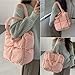 Imagen de Puffer Tote Bag Mujeres Brillante Acolchado Cremallera Cierre Puffy Tote Bag Down Acolchado Bolso Lindo Bolso Estético