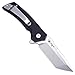 Harnds Warrior/General Tactical Folding Knife with D2 Steel Blade G10 Handle Flipper Opening (tanto point+stonewash)