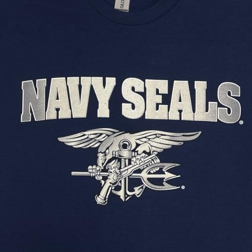 Armed Forces Gear Navy Seals Silver T-Shirt (Navy)4