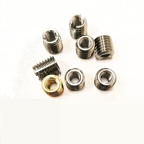 5 個 304 ステンレス鋼アダプタージョイントネジ内側と外側のネジ接続ナット M4 M5 M6 M8 M10 M12 M14 M1