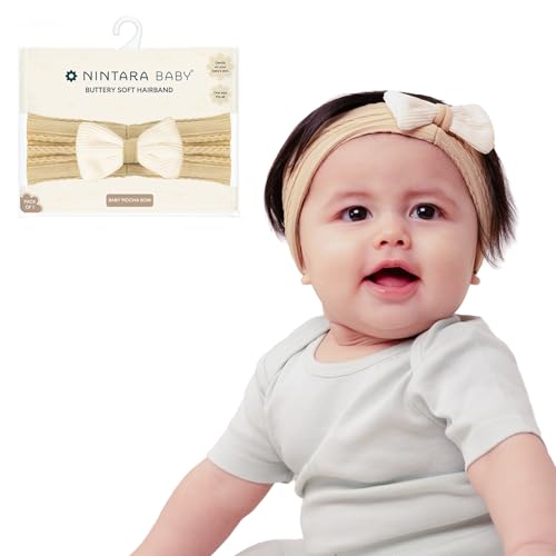 Image of Nintara Baby Hairband - Stretchable, Lightweight Accessory for Newborns