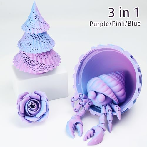 Image of LOVOON Matte Tricolors PLA 3D Printer Filament Multi-Color Changing by Angle Rainbow PLA 3D Printing Filament Fit Most 3D Printers /3D Pens,Matte Purple /Pink /Blue,1KG(2.2lbs) /Spool