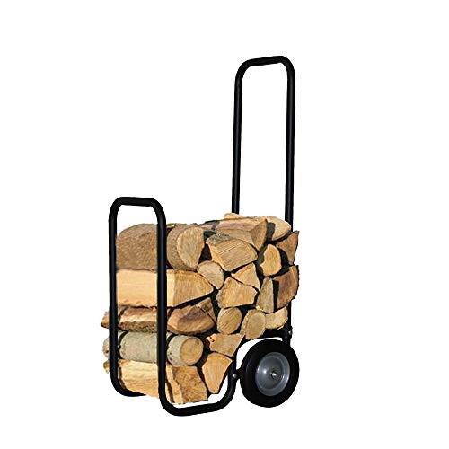 Firewood Log Cart Caddy Equipped with Never Flat Tires