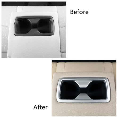 Portavasos tapa decorativa plateada mate para Toyota Rav4 2020-2024 miniatura 2