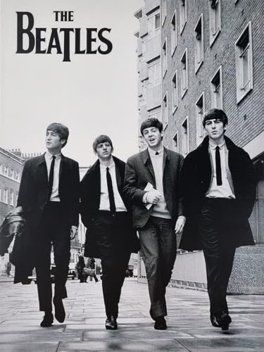 KUSTOM ART Póster decorativo de pared Serie Cantantes Celebri Beatles Tour in London Impresión artística sobre cartón 40 x 30 cm sin marco