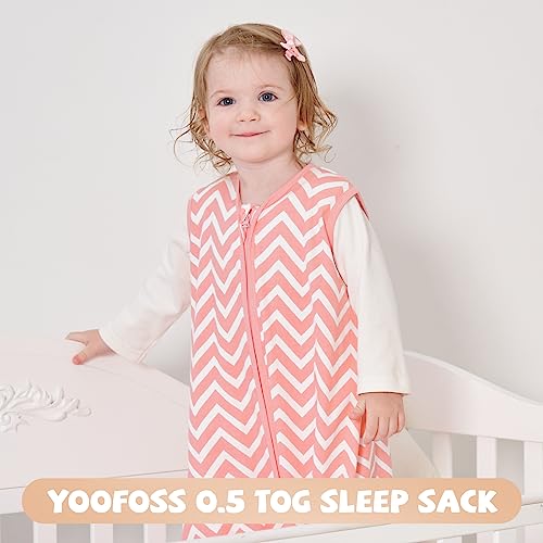 image for Yoofoss Baby Sleep Sack 6-12 Months Baby Wearable Blanket 100% Organic