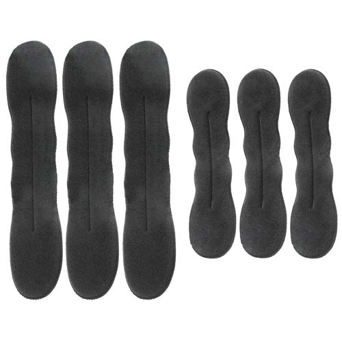 TOVOT Hair Magic Bun Maker Foam Sponge Bun Shaper Hair Accessories,Hair Donut Maker (3 Small, 3 Large)