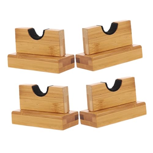 HANABASS Wooden Baseball Bat Stand Holder Bat Rack Stable Hangers for Wall Multi-use Organizer Display Rack Solid Wooden Base