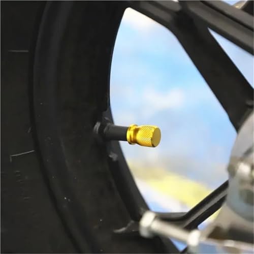 Evita pérdidas de presión con la tapa de válvula CNC para moto Honda MSX125 naranja 5