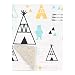 Soft Minky Baby Blanket, with Double Layer Dotted Backing, Plush Receiving Baby Blanket for Baby boy, Baby Girl, Newborns, Bedding (Tent, 30x40 Inch)