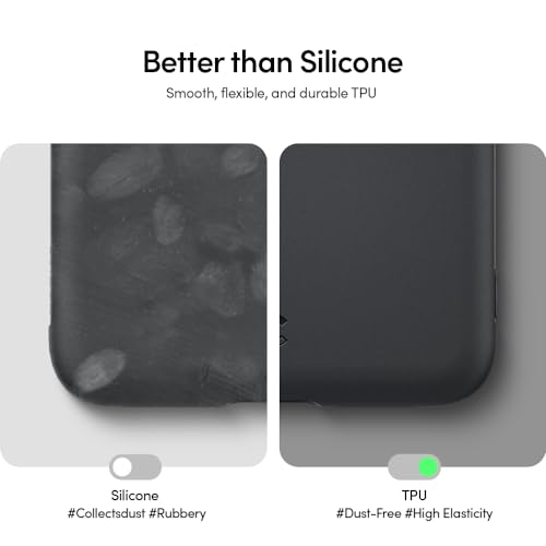 Image of Spigen Cyrill UltraColor | Google Pixel 8 Case | Black Dark Grey Pixel 8 Back Cover | TPU+Poly Carbonate - Dusk