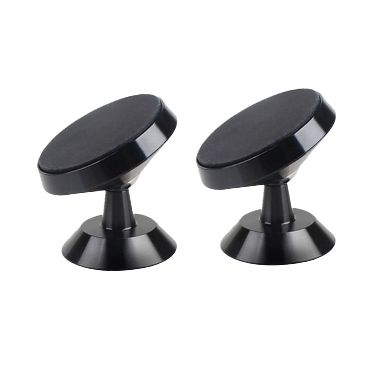 jojofuny 6piezas Soporte Magnético para Teléfonos Vehículos Montaje para Tablero Adhesivo Compatible Smartphones y De Negro