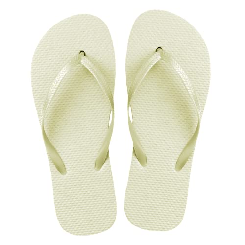 Image of Winterlace Bulk Flip Flops for Wedding Guests 48 Pairs Reception Slippers Destination Beach Pool Spa Sandals Wholesale Pack