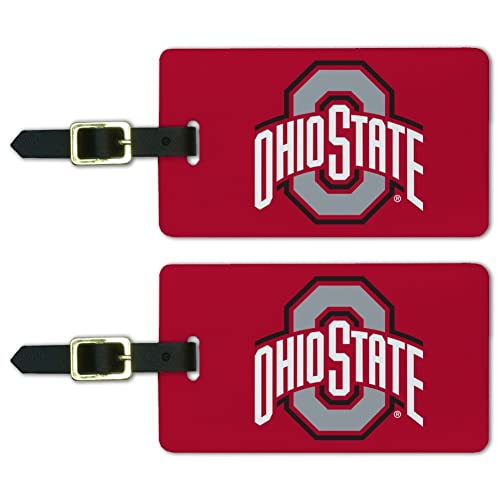 The Ohio State University Primary Logo Luggage ID Tags Suitcase Carry-On Cards - Set of 2