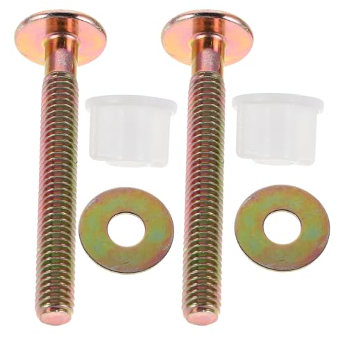 Abaodam トイレシートヒンジボルトネジ4個:浴室トイレ修理キット取り付けネジとセットボルト交換部品浴室アクセサリー