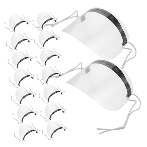 iplusmile Protector Ocular Para Corte De Pelo Desechable 50 Unidades Tamaño Estándar Transparente Para Peluquería Uso Profesional y Cubre Cejas Segura Para Estilistas