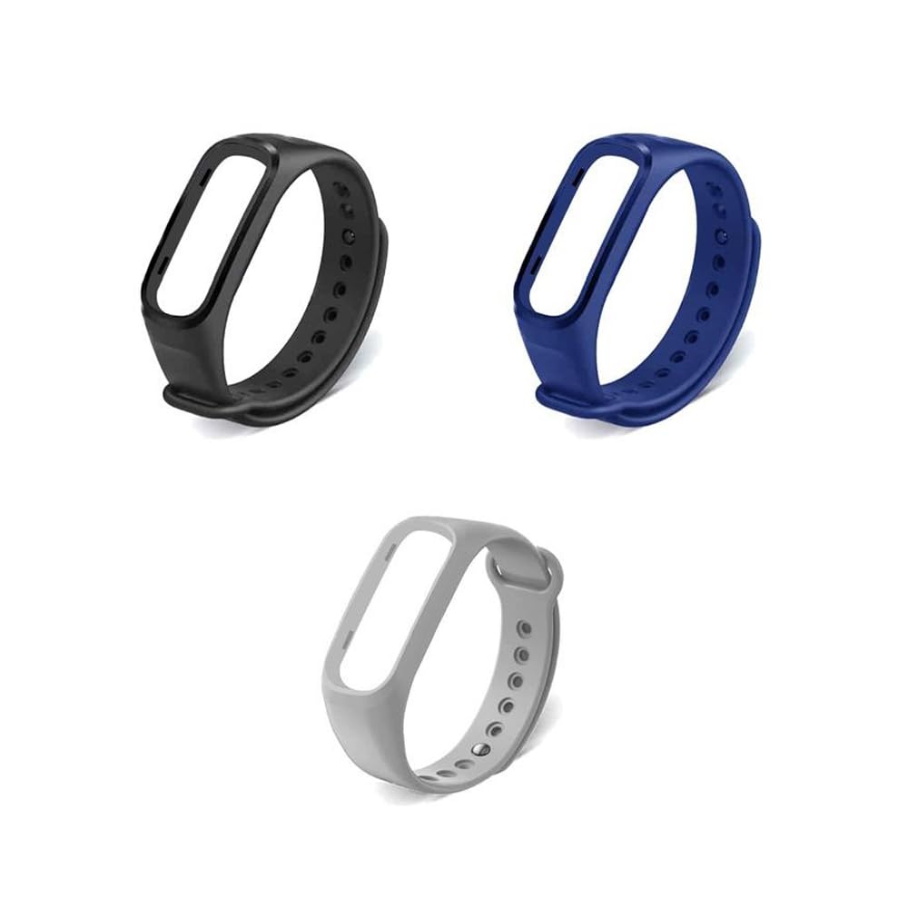 INEFABLEOneplus Band Strap and Oppo Band Strap Soft Silicone Adjustable Band Strap - Device Not Included - Pack of 1