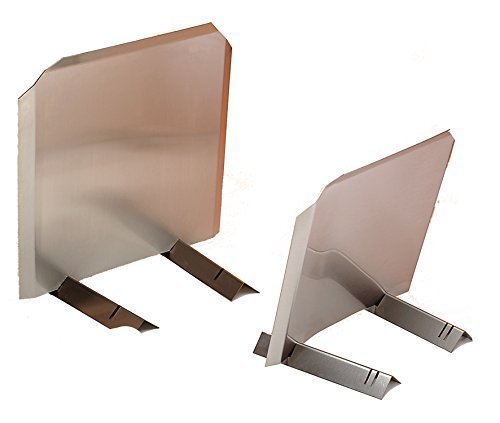 15"x15" Stainless Steel Radiant Fireback