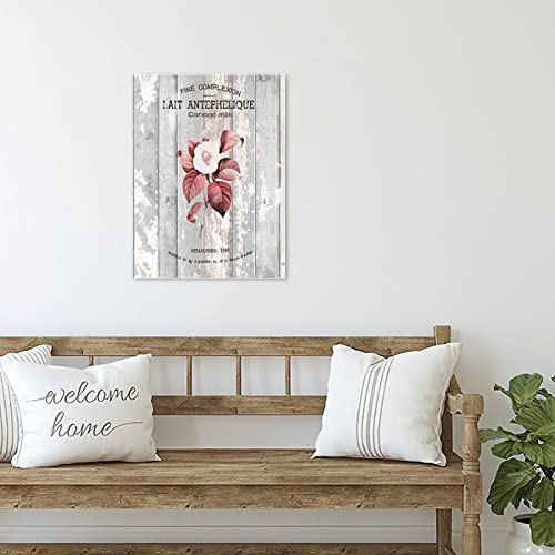 Panneau de ferme shabby chic pour masquer un mur vide
