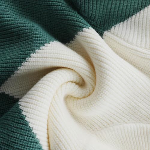 Mens Color Block Patchwork Pullover Sweaters Lightweight Soft Crewneck Casual Knitted Sweater Fall Warm Sweater3