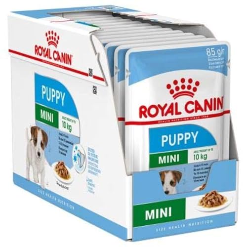 Image of Royal Canin Mini Puppy Wet Gravy Pouch Dog Food, Chicken Flavor, 10.19(Packof12) (Pack of 2)