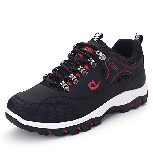 Men's Waterproof Hiking Shoes Lightweight Non-Slip Low-Cut Trekking Hiking Sneakers Outdoor Backpacking Camping Climbing Shoes Size 6.5-13