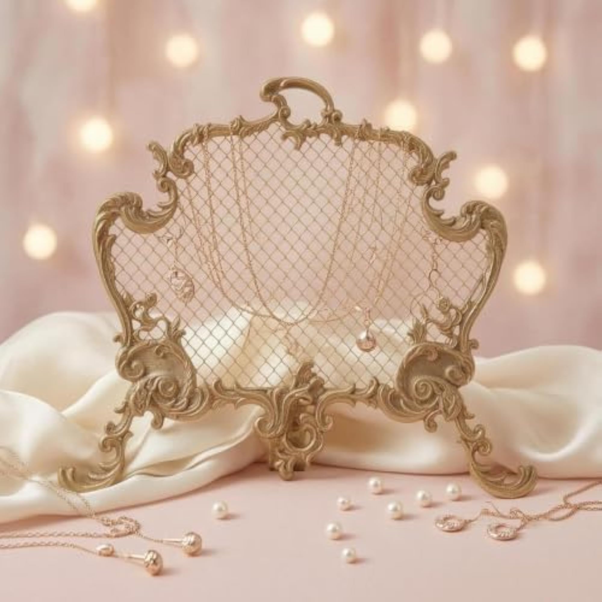 Jewelry Display Rack Scrollwork Tabletop Jewelry Rack Bracelet Display Stand