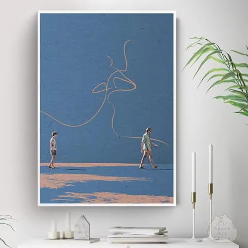 Affiche Call Me By Your Name peinture sur toile moderne 50x75