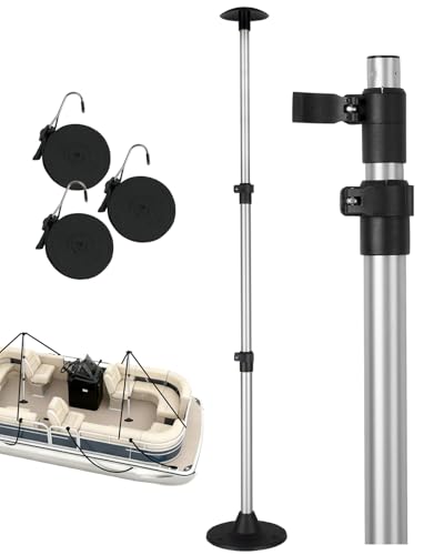 Pôle de support en aluminium OCEANBROAD télescopique de haute résistance pour bateau