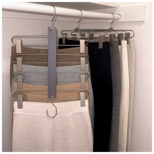 May Finery Pants Hangers Space Saving 2 Pack Metal Skirt & Pant